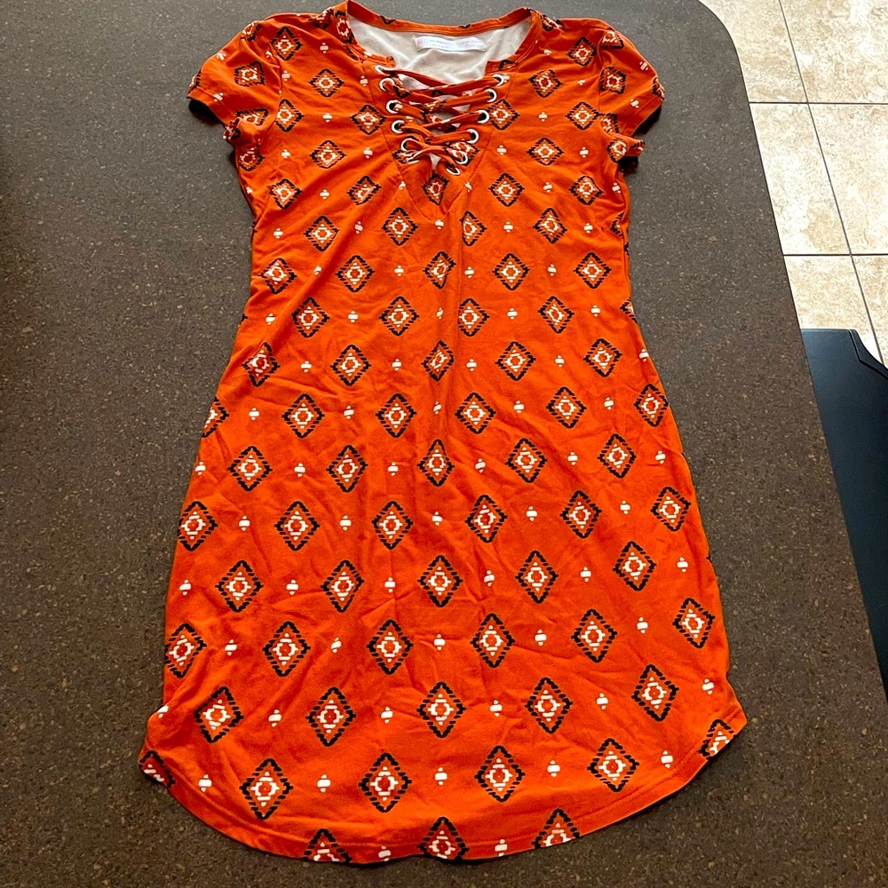 NoBo Teens laces top dress size small